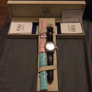 ESQ Movado Lolita w/diamonds-PriceFirm Grt deal